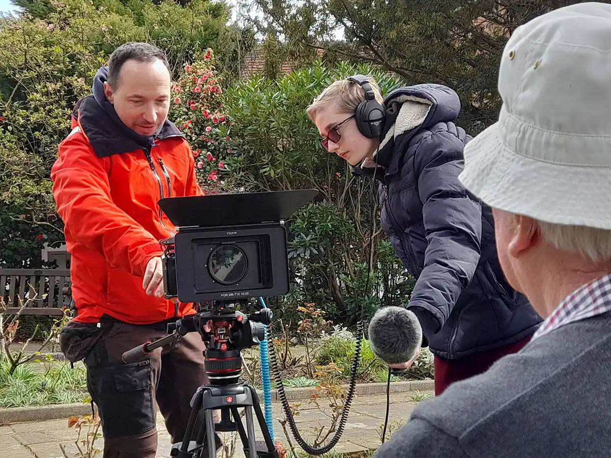 Behind the scenes